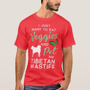 Tibetan Mastiff Dog Cigar lover owner Xmas Birthda T-Shirt