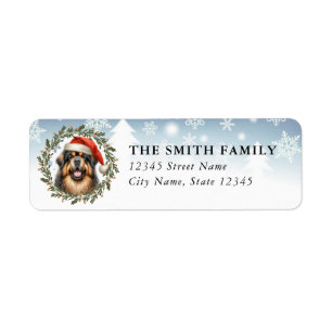 Tibetan Mastiff Dog Return Address Labels
