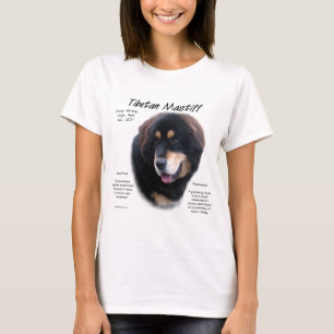 Tibetan Mastiff History Design T-Shirt