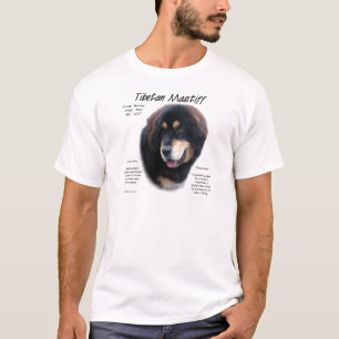 Tibetan Mastiff History Design T-Shirt