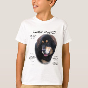 Tibetan Mastiff History Design T-Shirt