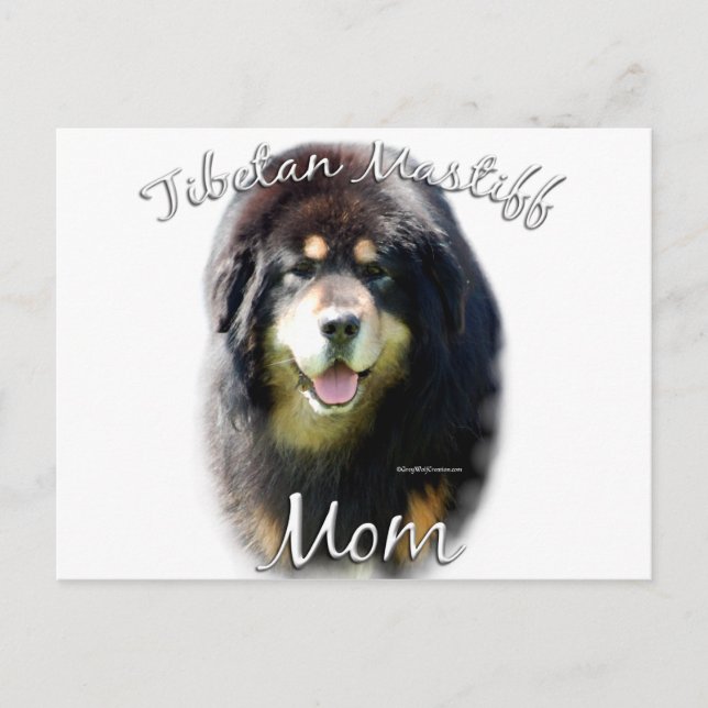 Tibetan Mastiff Mum 2 Postcard (Front)