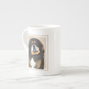 Tibetan Mastiff Painting - Cute Original Dog Art Bone China Mug