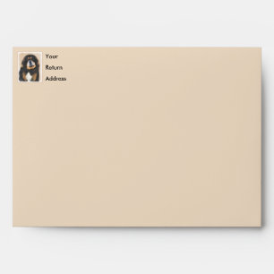 Tibetan Mastiff Painting - Cute Original Dog Art Envelope