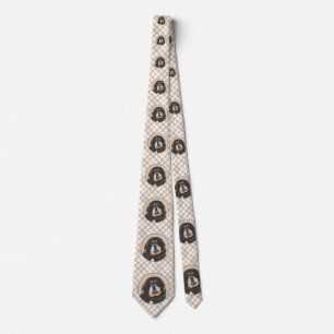 Tibetan Mastiff Painting - Cute Original Dog Art Tie