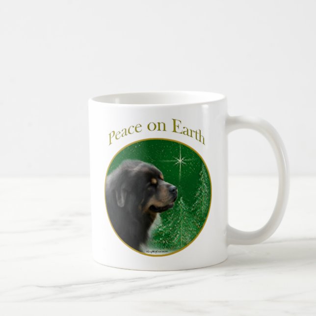 Tibetan Mastiff Peace Coffee Mug (Right)