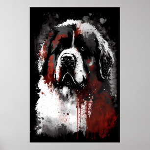 Tibetan Mastiff Portrait Poster