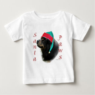 Tibetan Mastiff Santa Paws Baby T-Shirt