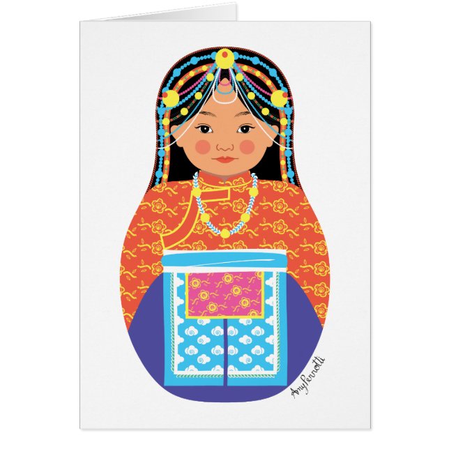Tibetan Matryoshka Card (Front)