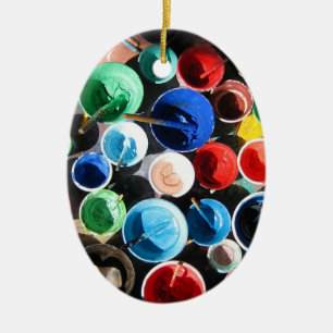 Tibetan Painting Equipment Ceramic Ornament