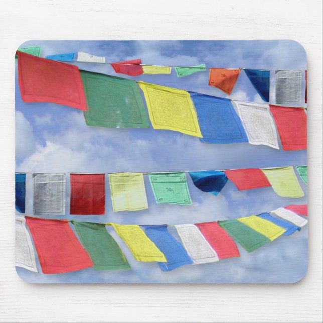 Tibetan Prayer Flags Mouse Pad (Front)