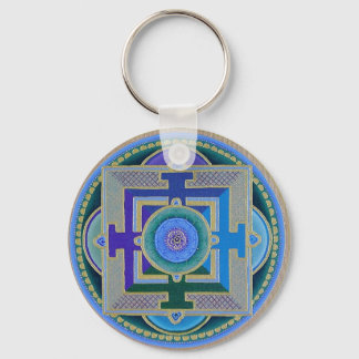 Tibetan Rose Key Ring