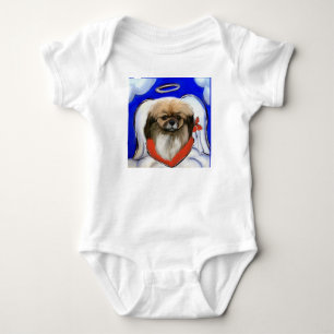 Tibetan Spaniel Baby Bodysuit