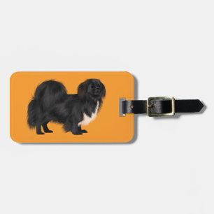 Tibetan Spaniel (Black) Luggage Tag