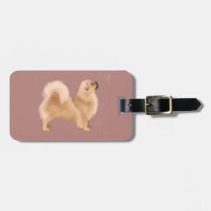 Tibetan Spaniel (Blonde2) Luggage Tag