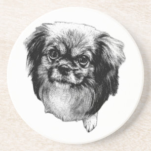 Tibetan Spaniel Coaster – Grounded Dog Design