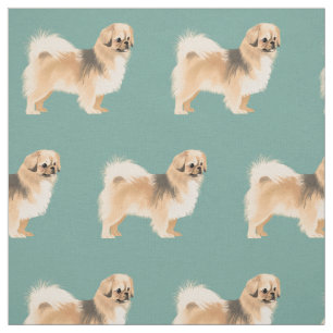 Tibetan Spaniel (Cream) Combed Fabric