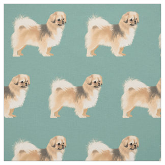 Tibetan Spaniel (Cream) Combed Fabric
