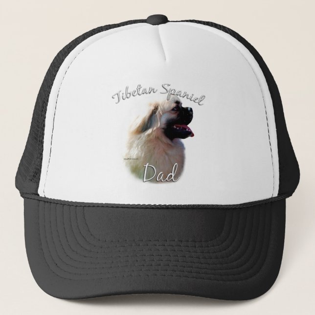 Tibetan Spaniel Dad 2 Trucker Hat (Front)