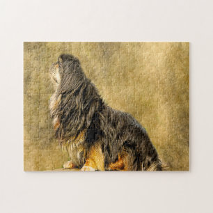 Tibetan Spaniel Dogs Jigsaws Jigsaw Puzzle