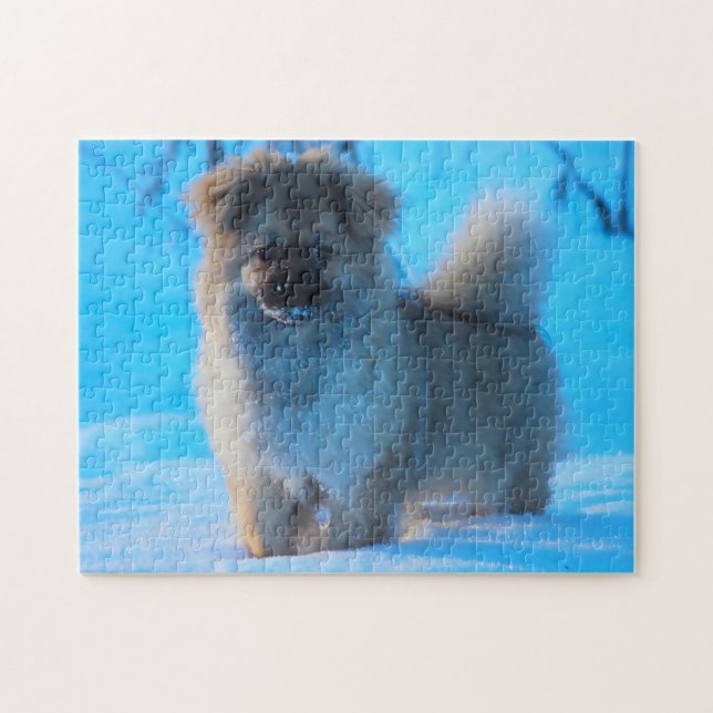 Tibetan Spaniel Dogs Jigsaws Jigsaw Puzzle (Horizontal)