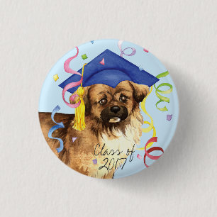 Tibetan Spaniel Graduate 3 Cm Round Badge
