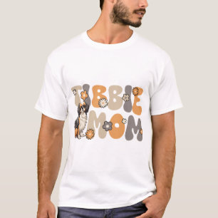 Tibetan Spaniel Groovy Tibbie Mom T-Shirt