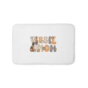 Tibetan Spaniel Groovy Tibbie Mum Bath Mat