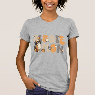 Tibetan Spaniel Groovy Tibbie Mum T-Shirt