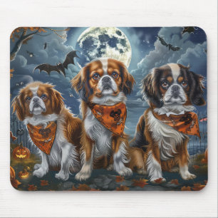 Tibetan Spaniel Halloween Spooky Mouse Pad