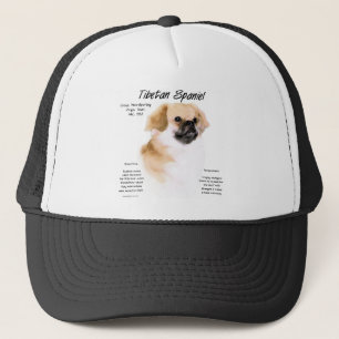 Tibetan Spaniel History Design Trucker Hat