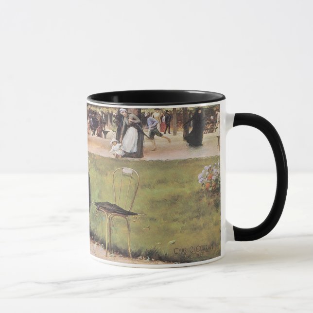 Tibetan Spaniel in the Park Mug (Right)