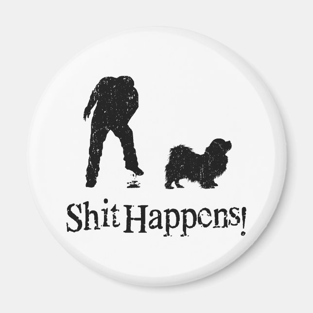 Tibetan Spaniel Magnet (Front)