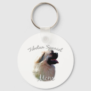 Tibetan Spaniel Mum 2 Key Ring