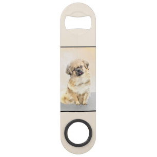 Tibetan Spaniel Painting - Cute Original Dog Art