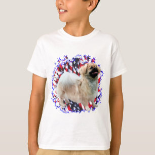 Tibetan Spaniel Patriot T-Shirt