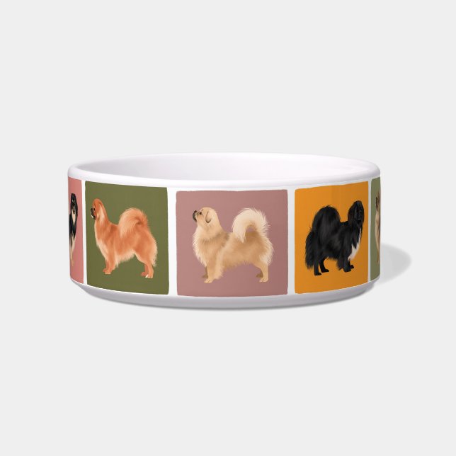 Tibetan Spaniel Pet Bowl (Front)