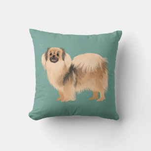 Tibetan Spaniel Pillow- Two-sided Cushion