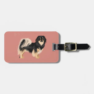Tibetan Spaniel (Tri Colour) Luggage Tag