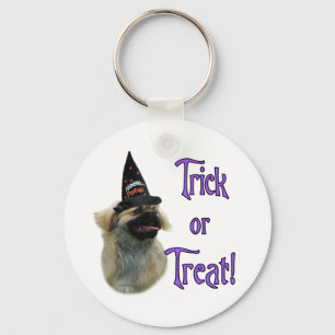 Tibetan Spaniel Trick Key Ring