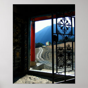 Tibetan Temple Photoraph Poster