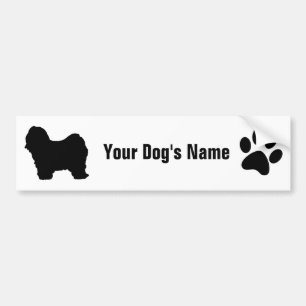 Tibetan Terrier チベタン・テリア Bumper Sticker