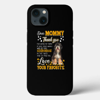 Tibetan Terrier Dear Mummy Thank You For Being My  iPhone 13 Case