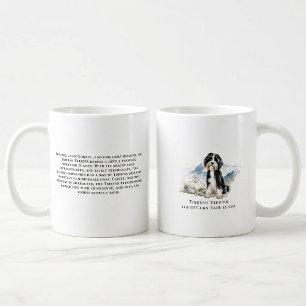Tibetan Terrier Dog Watercolor Breed Quote Coffee Mug