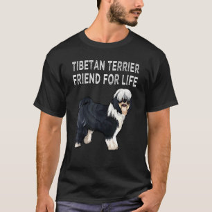 Tibetan Terrier Friend For Life Dog Friendship T-Shirt