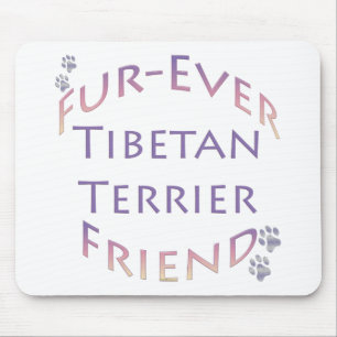 Tibetan Terrier Furever Friend Mouse Pad