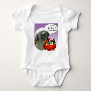 Tibetan Terrier Halloween Candy Baby Bodysuit