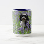 Tibetan Terrier Mug<br><div class="desc">Tibetan Terrier Mug,  Bluebells,  Springtime,  Dog,  Puppy,  Tibetan,  Small Dog,  Maddie</div>