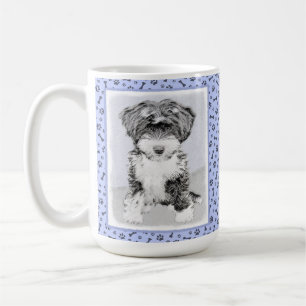 Tibetan Terrier Painting - Cute Original Dog Art Coffee Mug