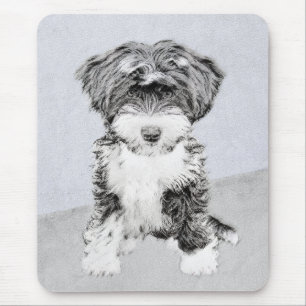 Tibetan Terrier Painting - Cute Original Dog Art Mouse Pad